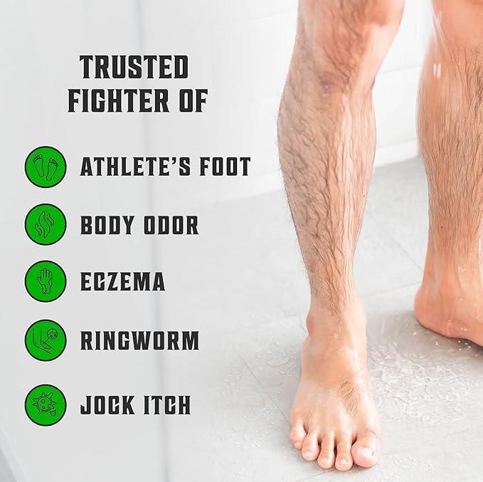 Viking Revolution Viking Revolution Tea Tree Oil Body Wash Soap for Men - Helps Athlete's Foot, Toenail, Jock Itch, Eczema, Ringworm & Body Odors - Extra Strength Men's Body Wash (2 Pack)