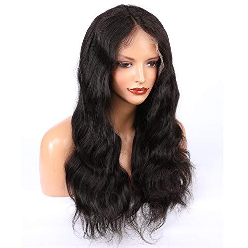 Tony beauty hair Tony Beauty Hair Natural Black Body Wave Full Lace Human Hair Wigs For Black Women Virgin Brazilian Hair Wavy Full Lace Wigs with Baby Hairs Glueless Lace Wigs 130 Density 10-26" (10" Free Part)