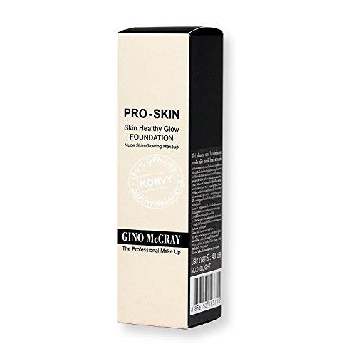 beautybuffet Beauty Buffet GINO McCRAY The Professional Makeup Skin Healthy Glow Foundation 40ml # No.010 Light Lightweight Foundation. The cover is very smooth. Protect your skin from the sun Along with maintaining the value of the natural extracts.
