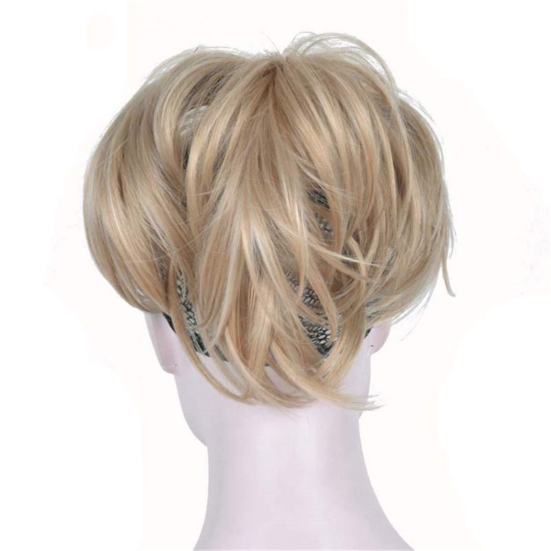 Aonmg Synthetic Short Curly Blonde Burgundy Drawstring Ponytail Ponytail Law Clip In Hair Pieces Styles Hair s 30 Colors 8 6inches