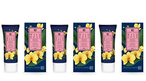 KHAOKHO KHAOKHO DONNA CHANG Wild Rose Hand Cream 1.35 Fl Oz. (Pack of 3)
