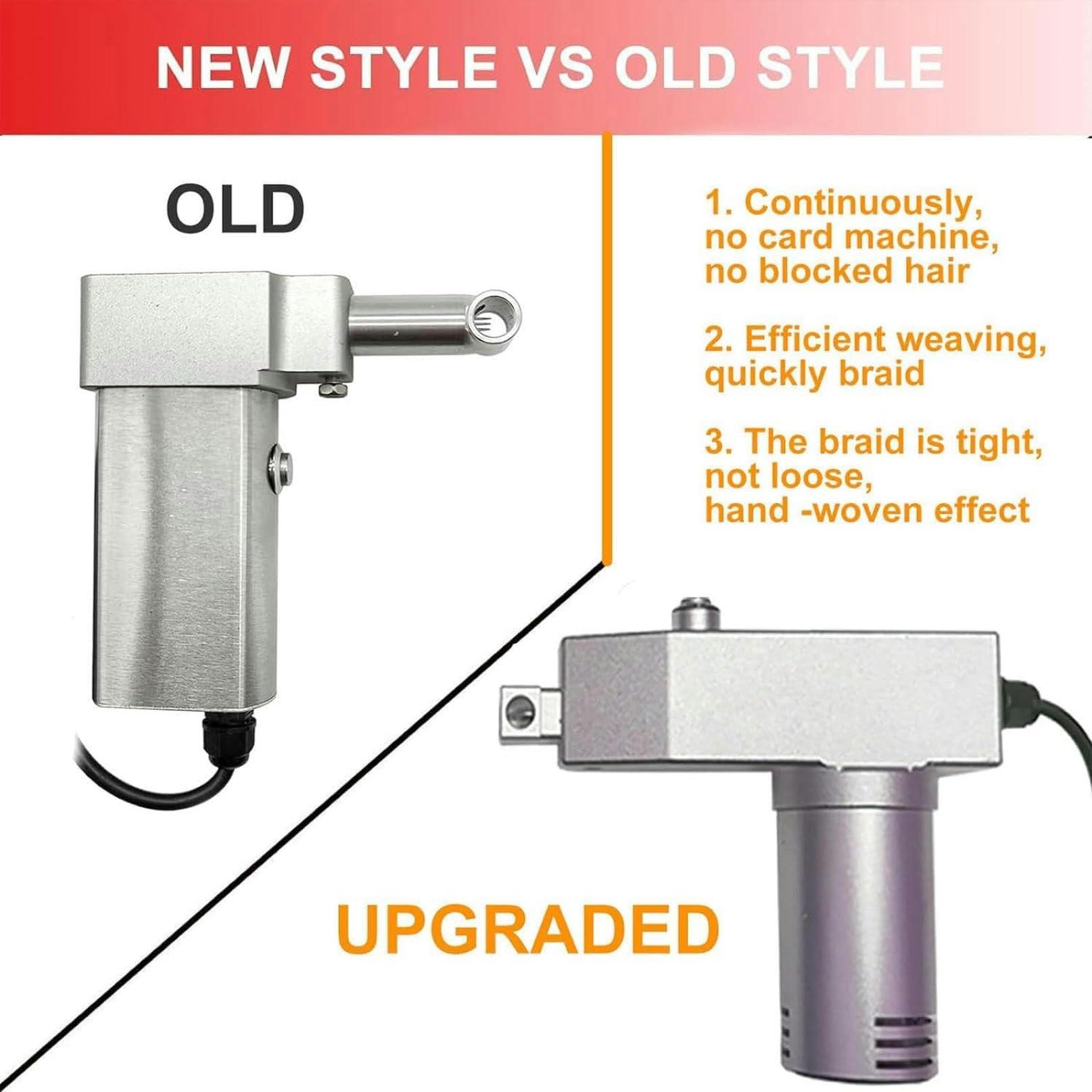 LGEOELIAS LGEOELIAS Instant Dreadlock Machine Can Be Directly Work On Head, Quick and Easy DIY Hair Extension Machine, Electric Instant Portable Machine for Dreadlocks -.