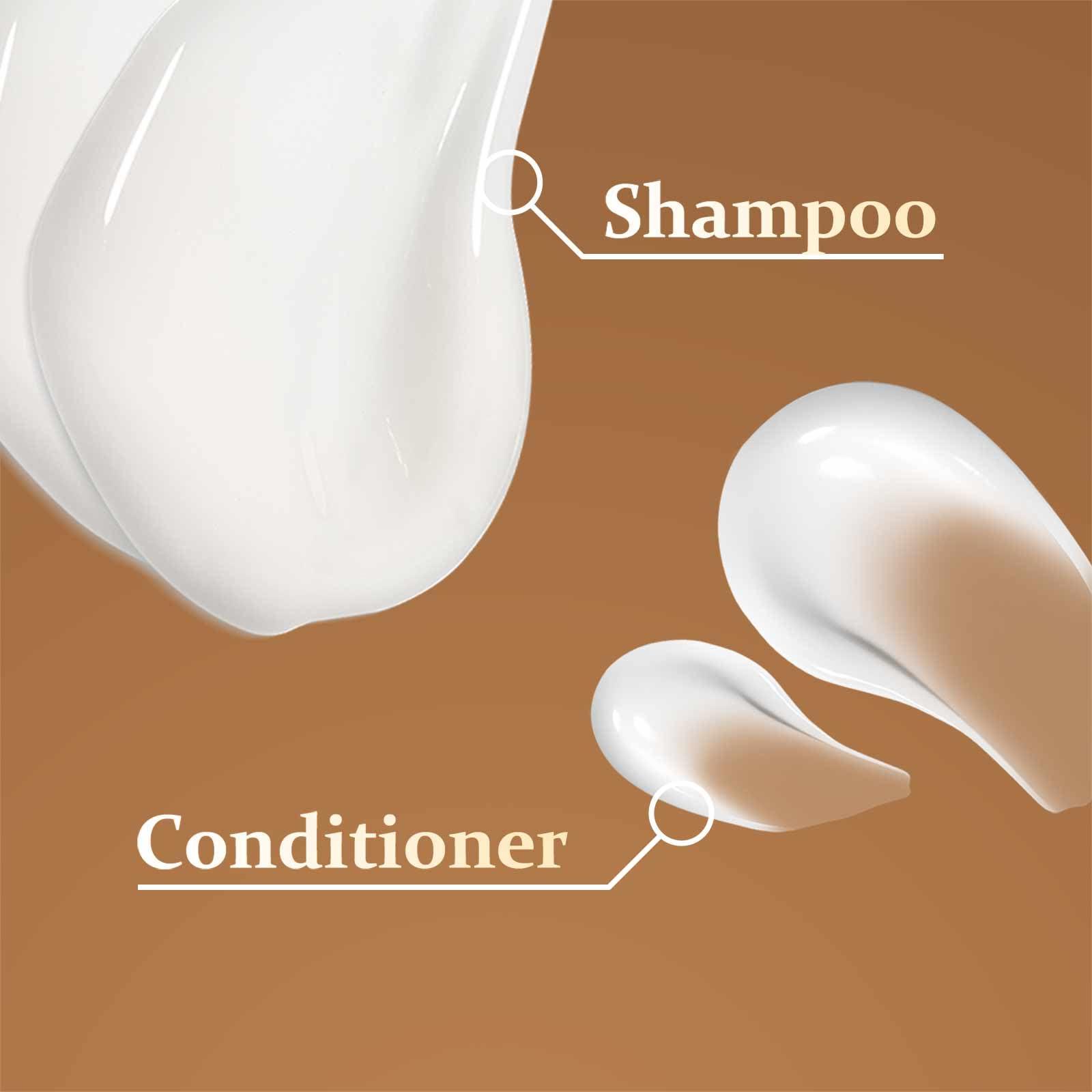 NUSPA NUSPA 2 Pack Natural Organic Sulfate Free Moroccan Argan Oil Shampoo and Conditioner Sets - Color Safe Treatment, UV Protection, Intense Moisturizing Smooth For Dry, Damaged, Frizzy Hair