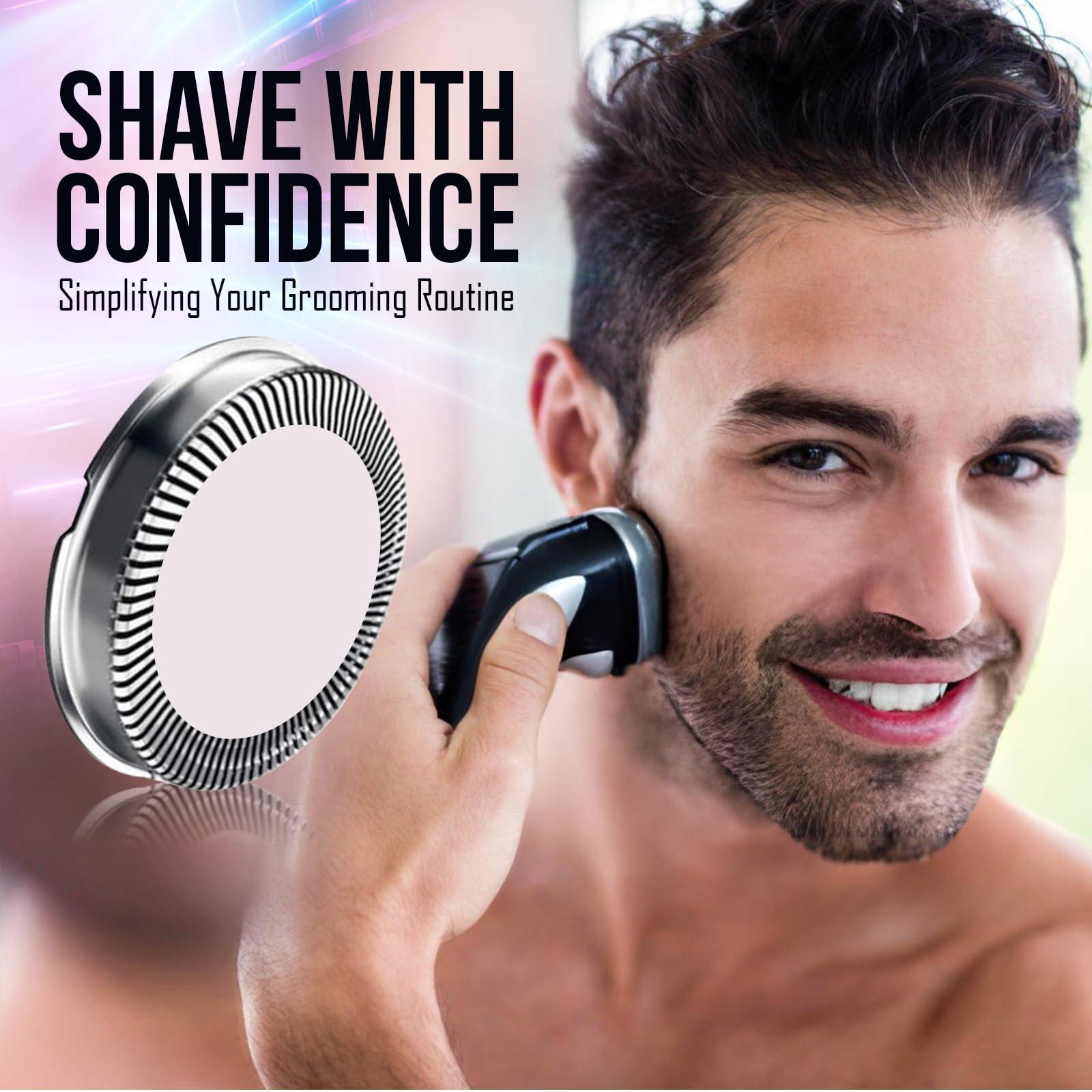 Golden Lotus Creations Golden Lotus Creations HQ56 Replacement Shaver Heads for HQ3 HQ4 HQ55 HQ56 HQ6, Replacement Shaver Head Compatible with Philips Norelco HQ300 HQ442 HQ916 HS190 HQ6990 Electric Shavers