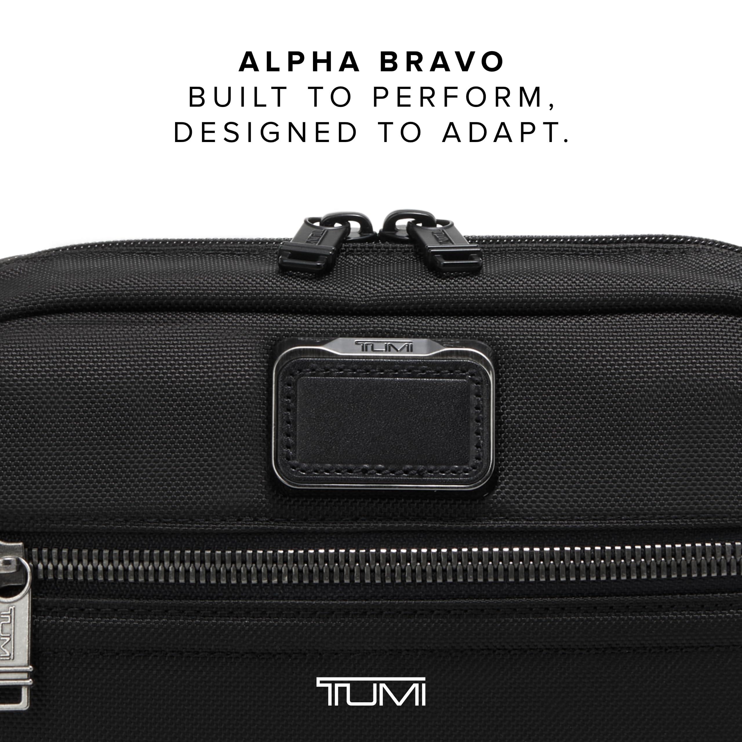 TUMI TUMI - Alpha Bravo Response Travel Kit - Hanging Toiletry Kit - Travel Bag Tracer - 6.3\" X 9.5\" X 3.5\" - Oxblood