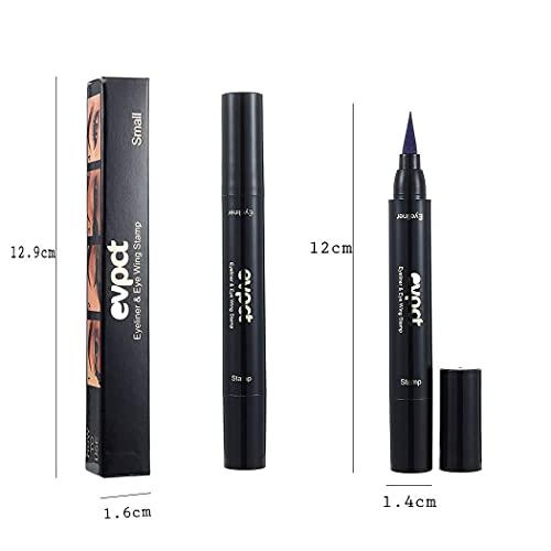 Edanta Edanta Matte Eyeliner Stamp Highly Pigmented Eye Liner Waterproof Sweatproof Eyeliners Long Lasting Sparkling Eyes Makeup for Party Cosplay Prom Pack of 1 (Z-Blue)