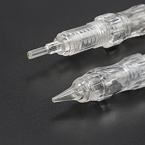 BIOMASER Cartridge Needles – BIOMASER 10PCS Sterilized Permanent Makeup Cartridge Needles Screw Thread Tattoo Needle for Permanent Makeup Machine Tattoo Pen for Eyebrow Eyeliner Lip Contour(1R-0.2MM)