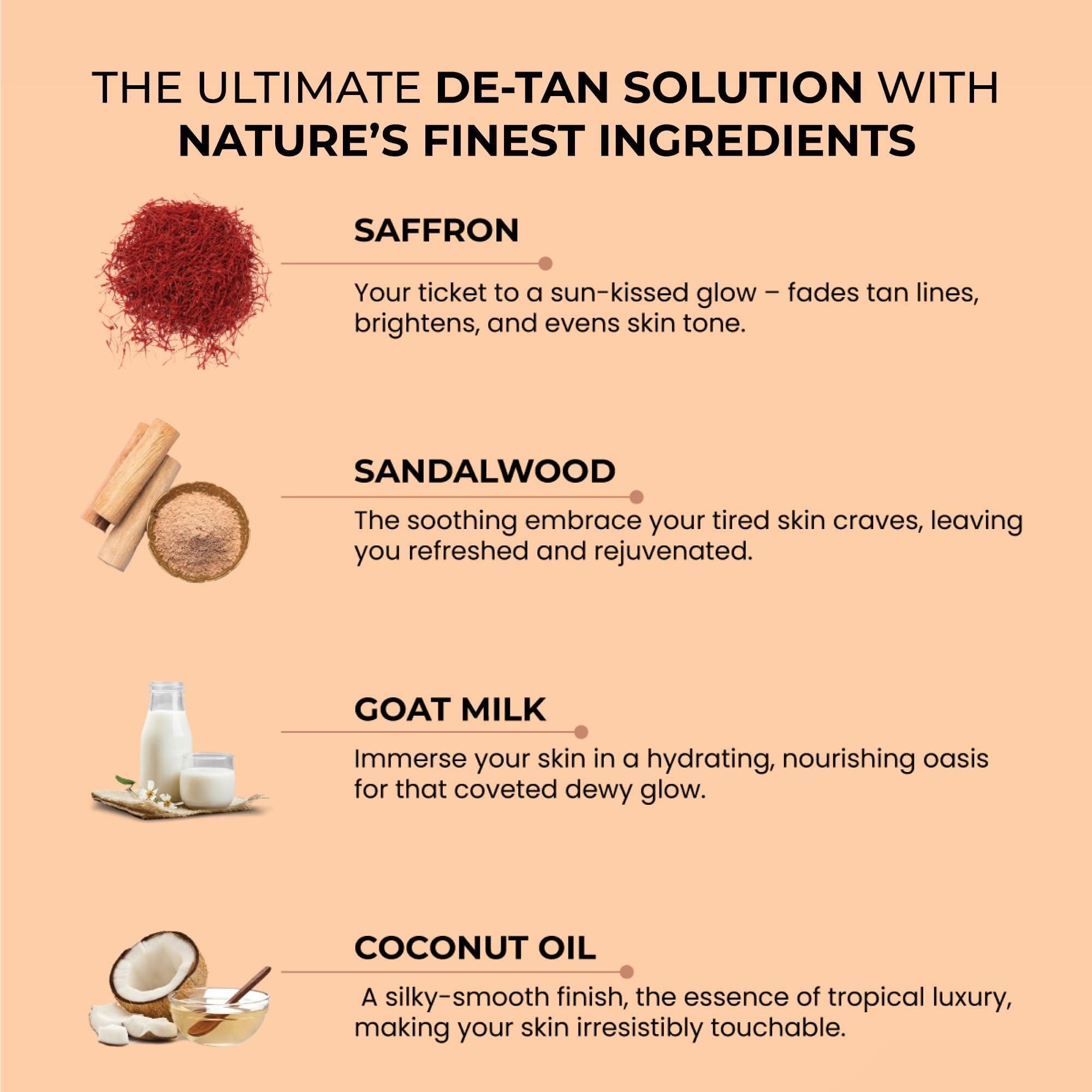 GHAR SOAPS GHAR SOAPS Sandalwood & Saffron Magic Soaps For Bath | Paraben Free | Chandan & Kesar Bath Soap | Handmade Soaps For Glowing | Skin lightening Soap For Men & Women (10.58)