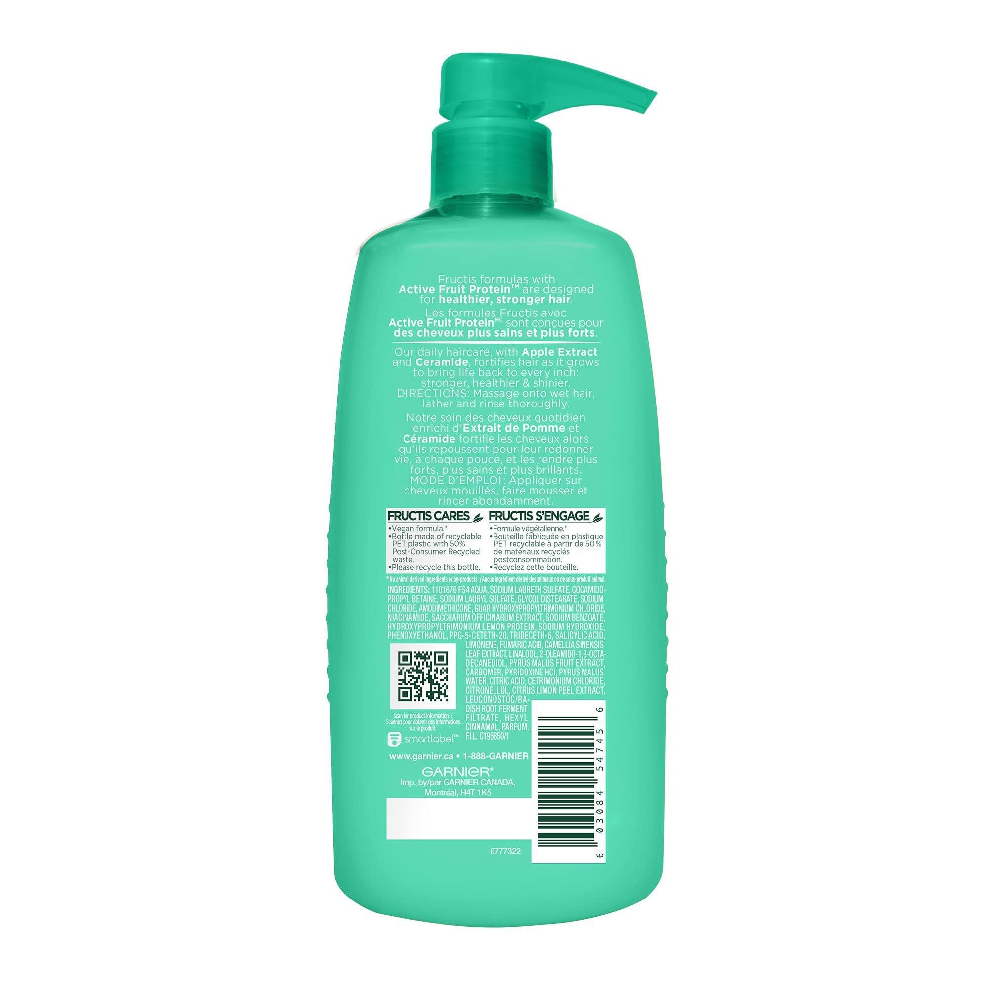 Garnier Garnier Fructis Grow Strong Shampoo, 33.8 Fl Oz, 1 Count (Packaging May Vary)