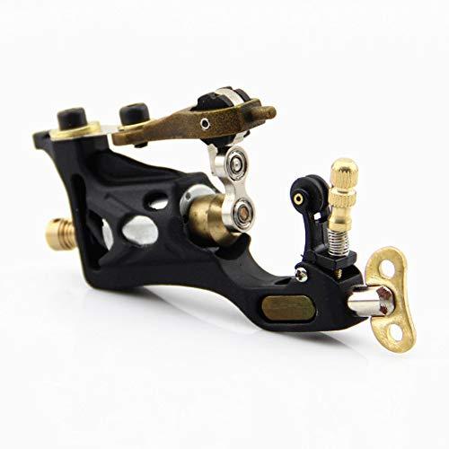 TAONE Professional Alloy Rotary Tattoo Machine Gun Motor Liner Shader Coloring Lightweight Low noise Classic Tattoo Supplies Frame Kit Beginner Tattooist (Black)