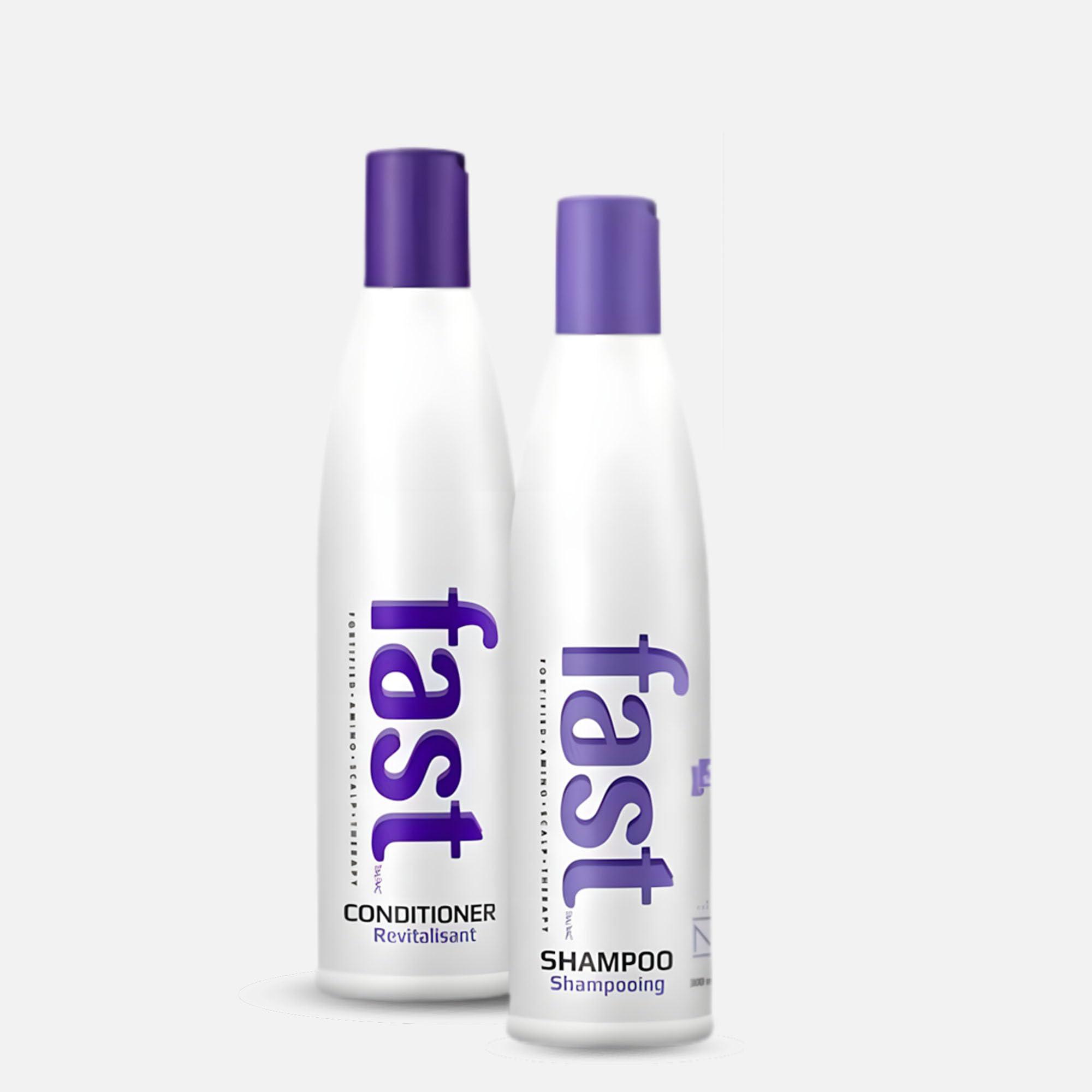 Nisim NISIM F.A.S.T Fortified Amino Scalp Therapy Shampoo & Conditioner- Promote Fast and Healthy Hair Growth (10 Ounce /300 Milliliter)