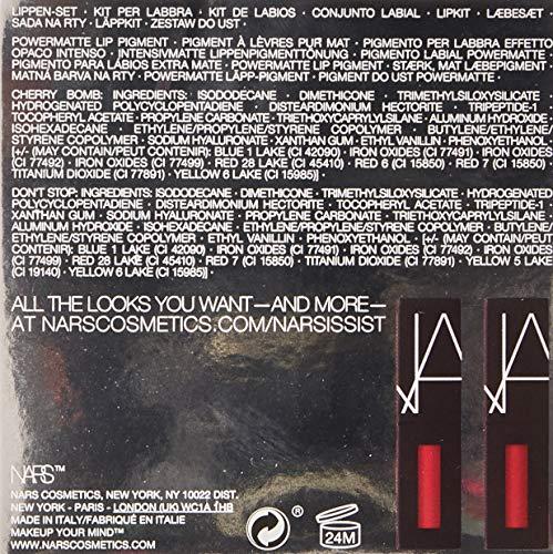 NARS NARS Narsissist wanted power pack lip kit - hot reds by nars for women - 2 x 0.09 oz cherry bomb, dont stop, 2 Count