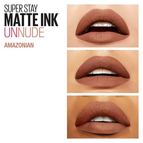 Maybelline New York Maybelline SuperStay Matte Ink Un-nude Liquid Lipstick, Fighter, 0.17 Fl Oz