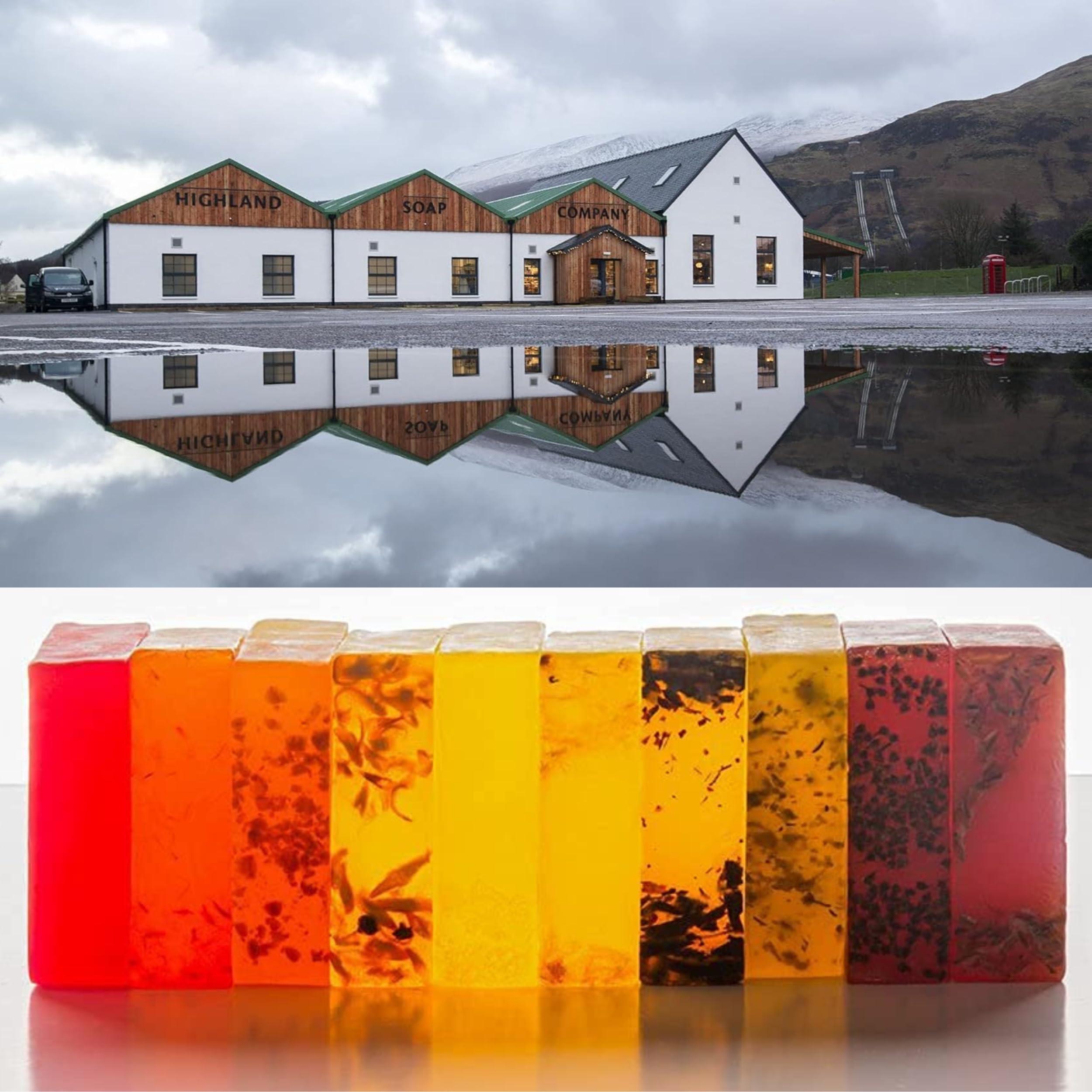 HIGHLAND SOAP CO The Highland Soap Company, Handmade Scottish Organic Vegetable Oil Glycerin Soap Bar, Hebridean Seaweed, 5.3oz (Pack of 2)