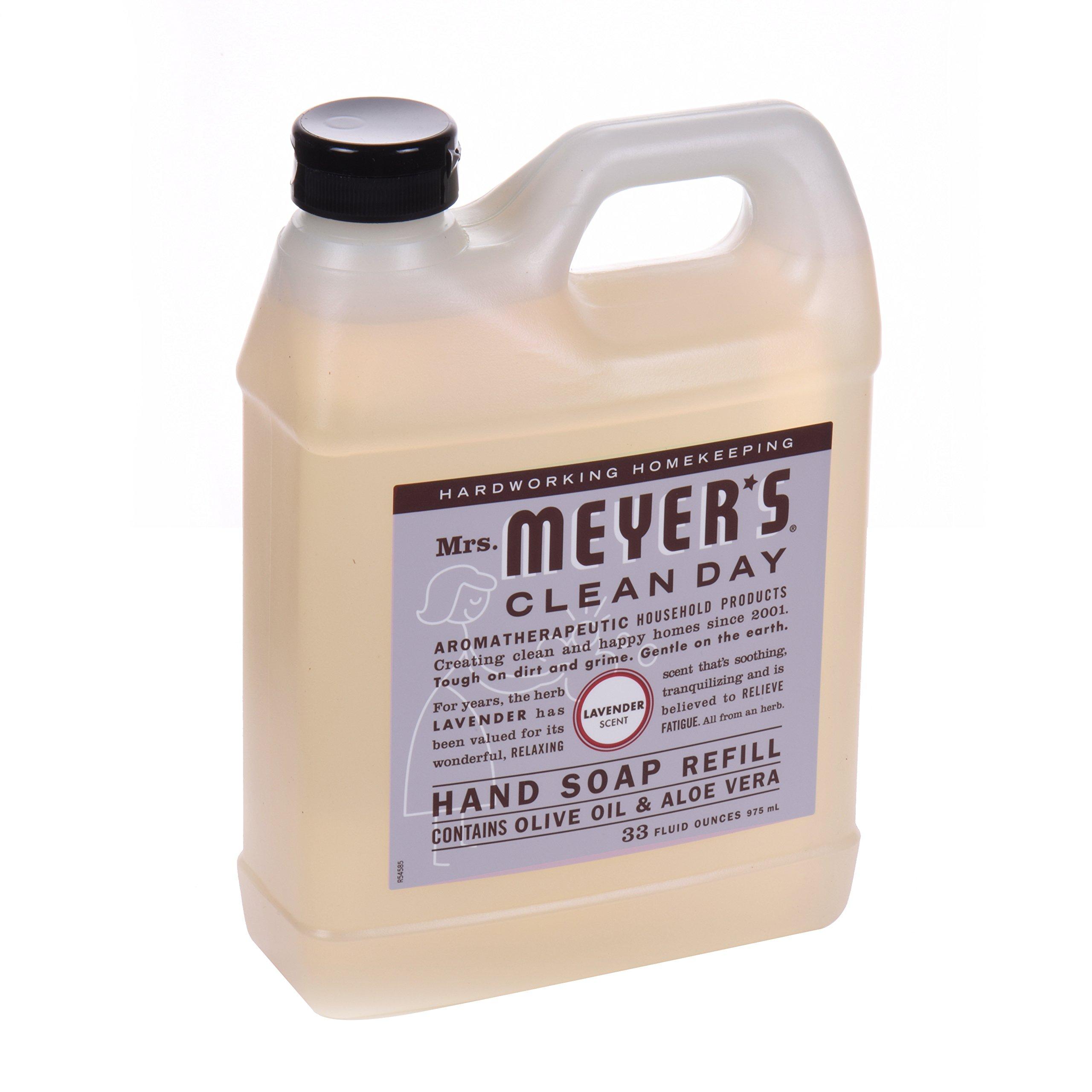 MRS. MEYER'S CLEAN DAY Mrs. Meyer\'s Clean Day Hand Soap Refill Lavender Multi-Packs 33 Fl Oz (Pack of 2)