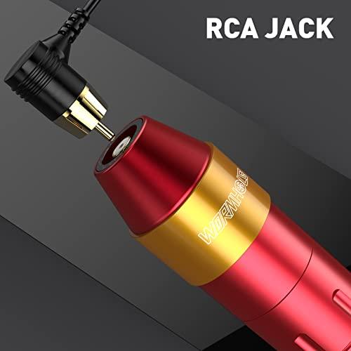 Wormhole Tattoo Wormhole Tattoo Gun Tattoo Machine for Beginners Rotary Tattoo Machine Pen Red