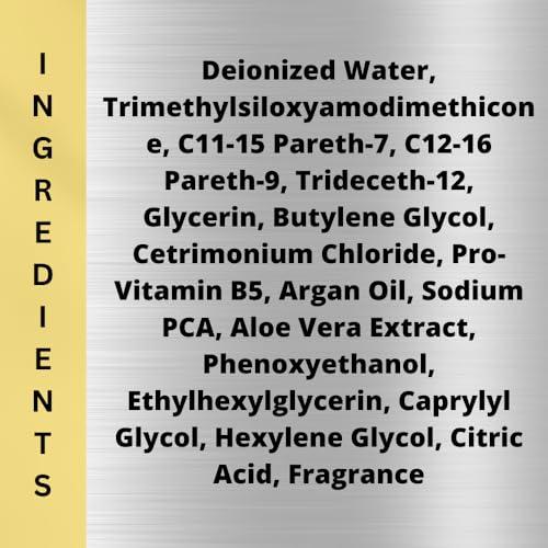 Black Canyon Home and Body Black Canyon Frankincense & Golden Myrrh Scented Argan Oil Shampoo Conditioner and Hair Detangler Set, 16 Oz