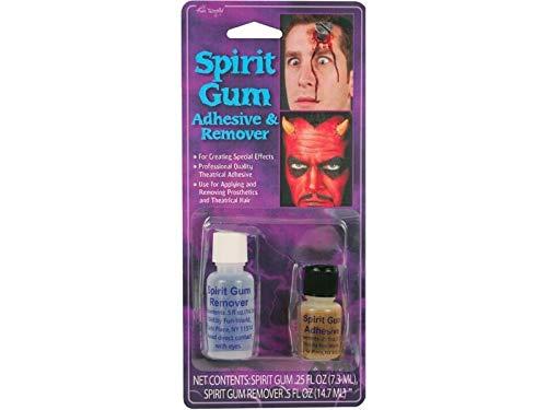 Sepia & Maxwigs Skinny Handlebar Color Grey - Sepia Costume Wigs Pencil Thin English Style Villain Upturn Human Hair Fiber Lace Back Face Lip Fancy Dress London #937 Bundle Spirit Gum Combo, Maxwigs Wig Care Booklet