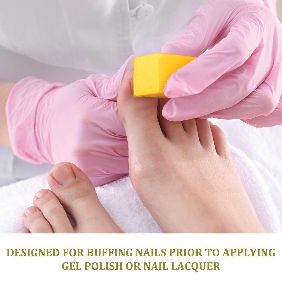 ForPro Professional Collection ForPro Professional Collection Ultra Gold Buffing Block, 240 Grit, Four-Sided Manicure & Pedicure Nail Buffer, 3.75\" L x 1\" W x 1\" H, 20-Count