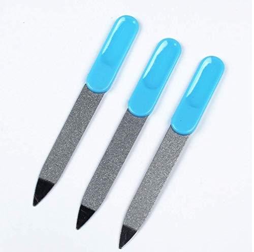 Cafurty Cafurty Nail Tools - 5pcs Metal Double Sided Nail File Stainless Steel Manicure Pedicure Tools Files - Metal Nail File Men Filer for Toenails Stainless Steel Fingernail Files