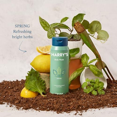 Harry\'s Harry\'s Men\'s Body Wash Shower Gel - Spring, 16 Fl Oz (Pack of 3)
