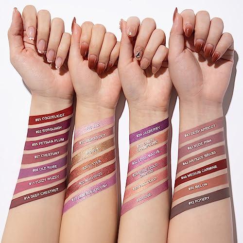 FOCALLURE FOCALLURE Ultra Matte Liquid Lipstick,Longwear Rich Lip Colors,Easy to Create a Sexy Lips with High-grade Formula,Long Lasting Waterproof Lipstick Make Up,CHESTUNT