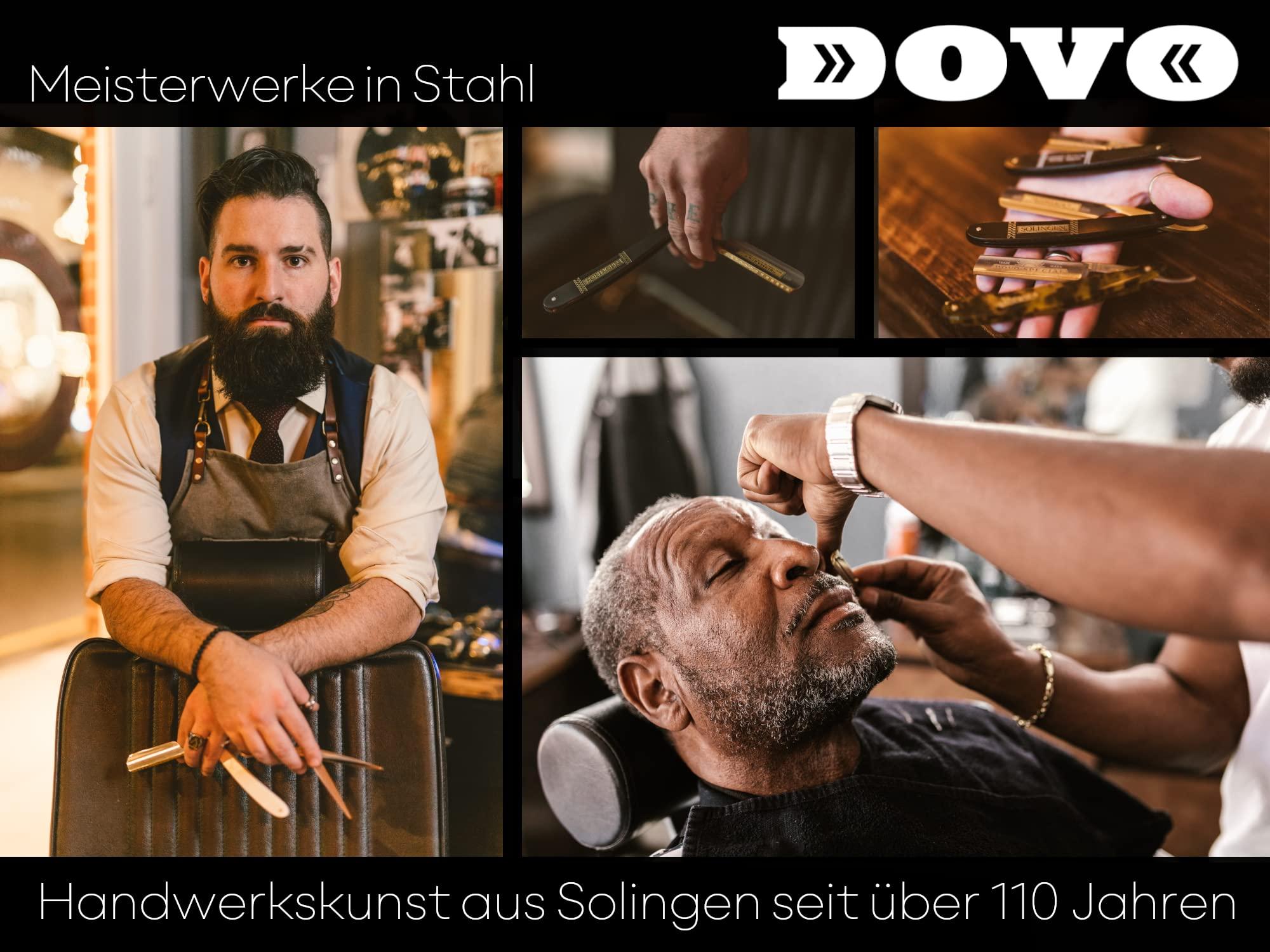 DOVO DOVO Carbon Ebony Steel Straight Razor