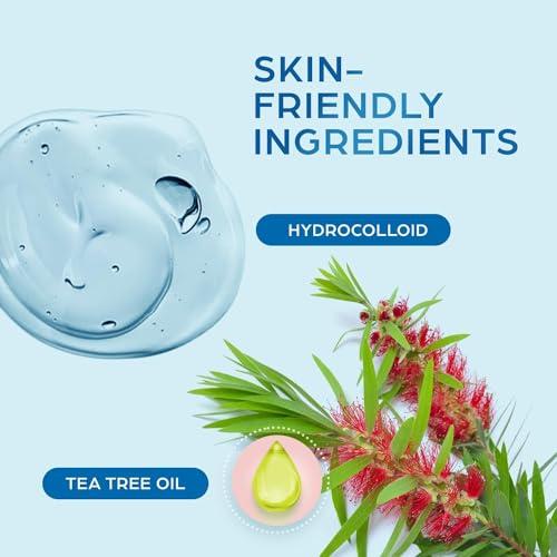KEYCONCEPTS PatchRx Pimple Patches for Face (120 Patches), Hydrocolloid Acne Patches with Tea Tree Oil, Pimple Patch Pimple Stickers - Hydrocolloid Patch Acne Dots - Acne Pimple Patches For Face - Zit Patches