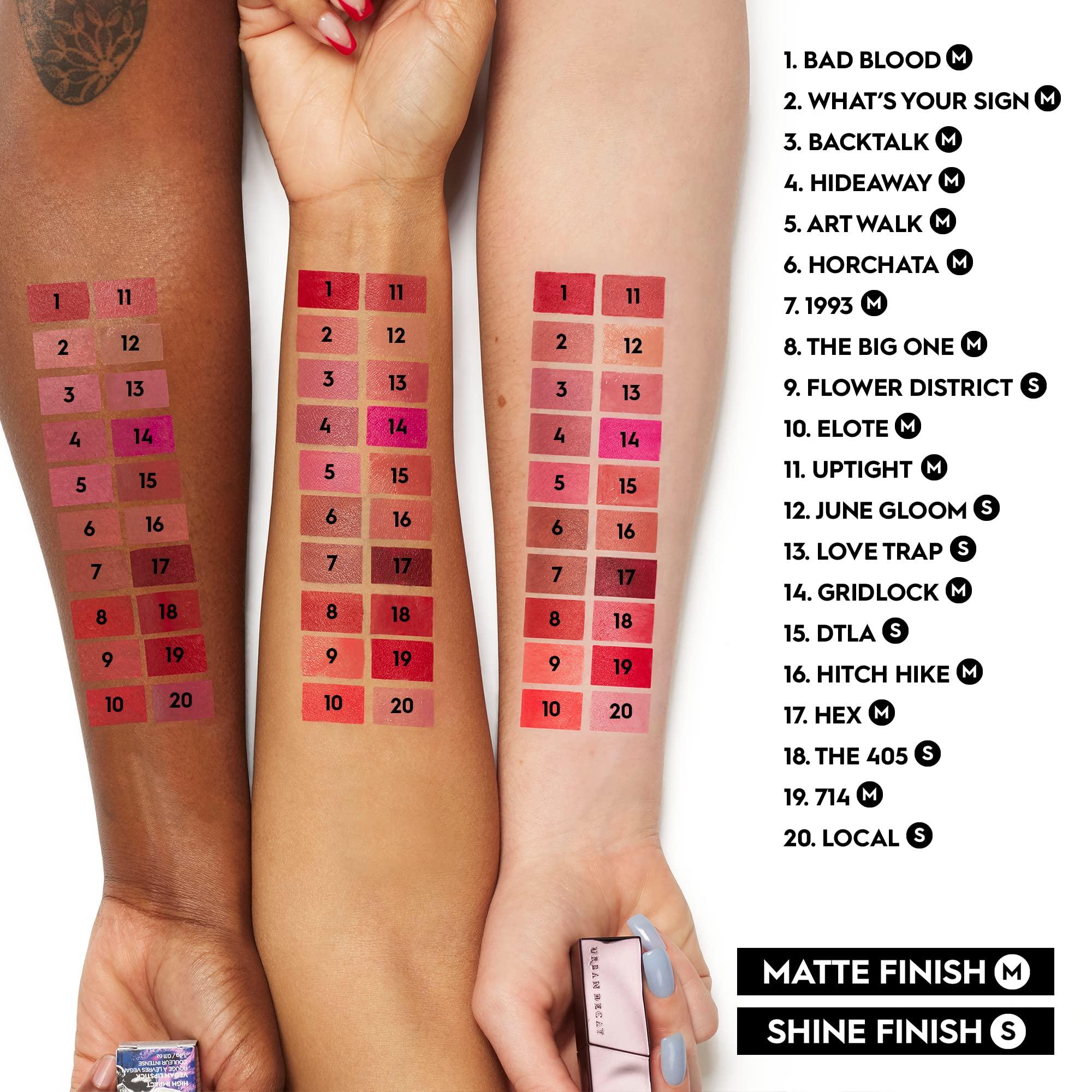 URBAN DECAY URBAN DECAY Vice Hydrating Lipstick (Hideaway - Deep Nude Mauve - Matte Finish), Creamy Formula, Moisturizing Lip Color with Aloe Vera & Avocado Oil, Vegan, Cruelty-free - 0.11 oz