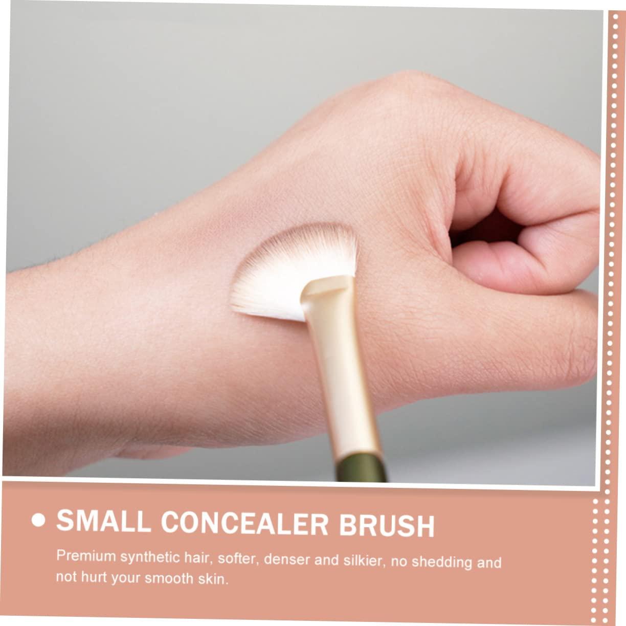 Hemoton Hemoton Angled Nose Contour Brush Kit 4 Pieces Makeup Brush for Foundation Concealer Save Time Quick Application