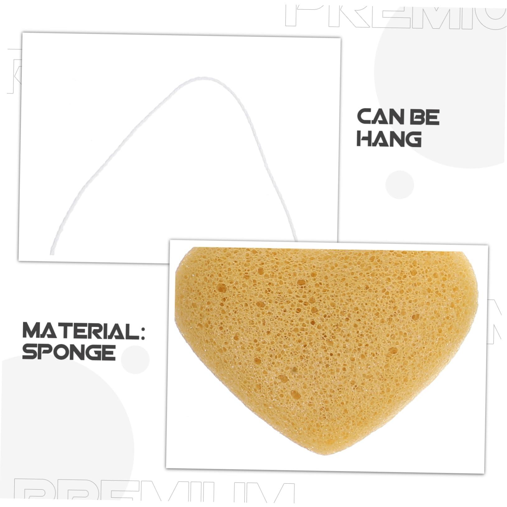 HAKIDZEL HAKIDZEL Sponges 3pcs Facial Face Cleaning Pad Facial Essentials Facial Cleansing Pads Heart Shaped Face Cleansing Pads Thicken Supplies Sponge Facial Sponges