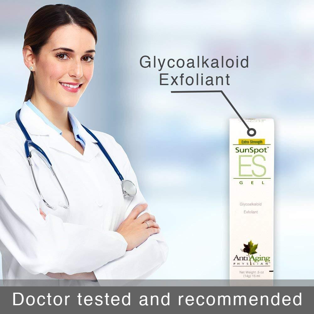 Lane Innovative Lane Innovative - SunSpot ES, Natural Exfoliating Gel, Skin Rejuvenating Ingredients, Including Aloe Vera and Tea Tree Oil (0.5 Ounce)