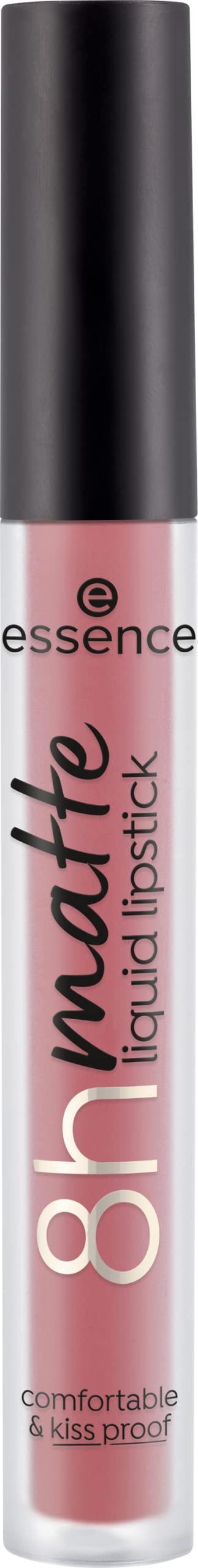 essence cosmetics essence | 8h Matte Liquid Lipstick | Highly Pigmented with Smudge-proof Matte Finish | Vegan & Cruelty Free (Rosy Nude)