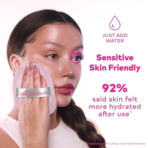 MakeUp Eraser The Original MakeUp Eraser, 7-Day Set, Erase All Makeup With Just Water, Including Waterproof Mascara, Eyeliner, Foundation, Lipstick, Sunscreen, and More! (Silver Infused), 7ct.