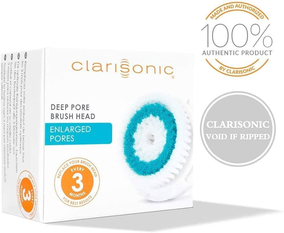 Clarisonic Clarisonic Brush Head Replacements | Compatible with Mia 1, Mia 2, Mia Fit, Alpha Fit| Verified by Transparency, Deep Pore,4 Pack