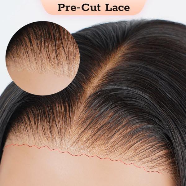 Ali Pearl Alipearl Hair 5x7 Glueless Kinky Curly Wigs Short Curly Human Hair Ready to Go Lace Front Wigs Pre Plucked With Baby Hair Lace Closure Wig 20 Inch