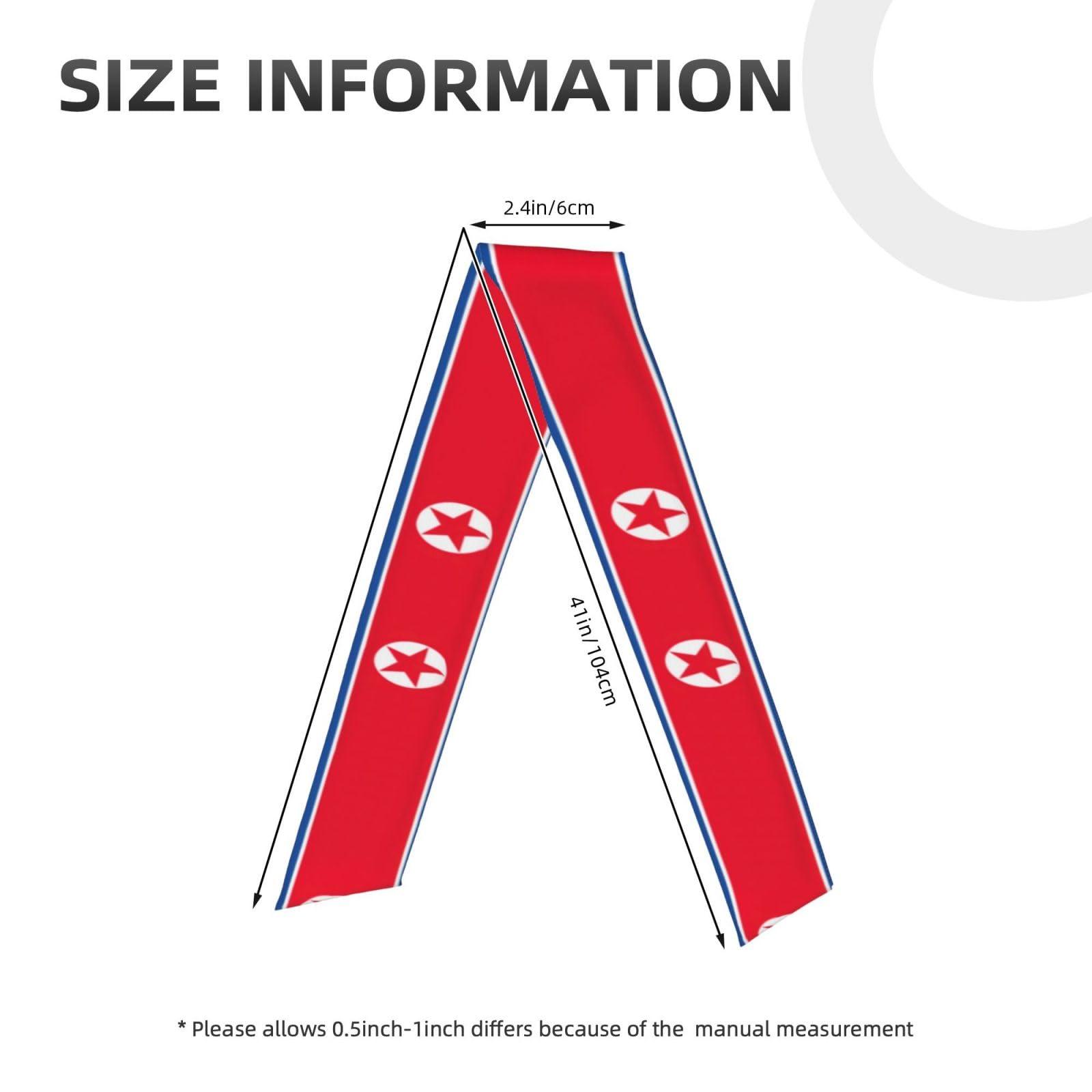 YQxwJL YQxwJL Korean Flag Print Head Tie Headbands For Men Women, Adjustable Bandana Sweatbands Hair Wrap Bands For Sports