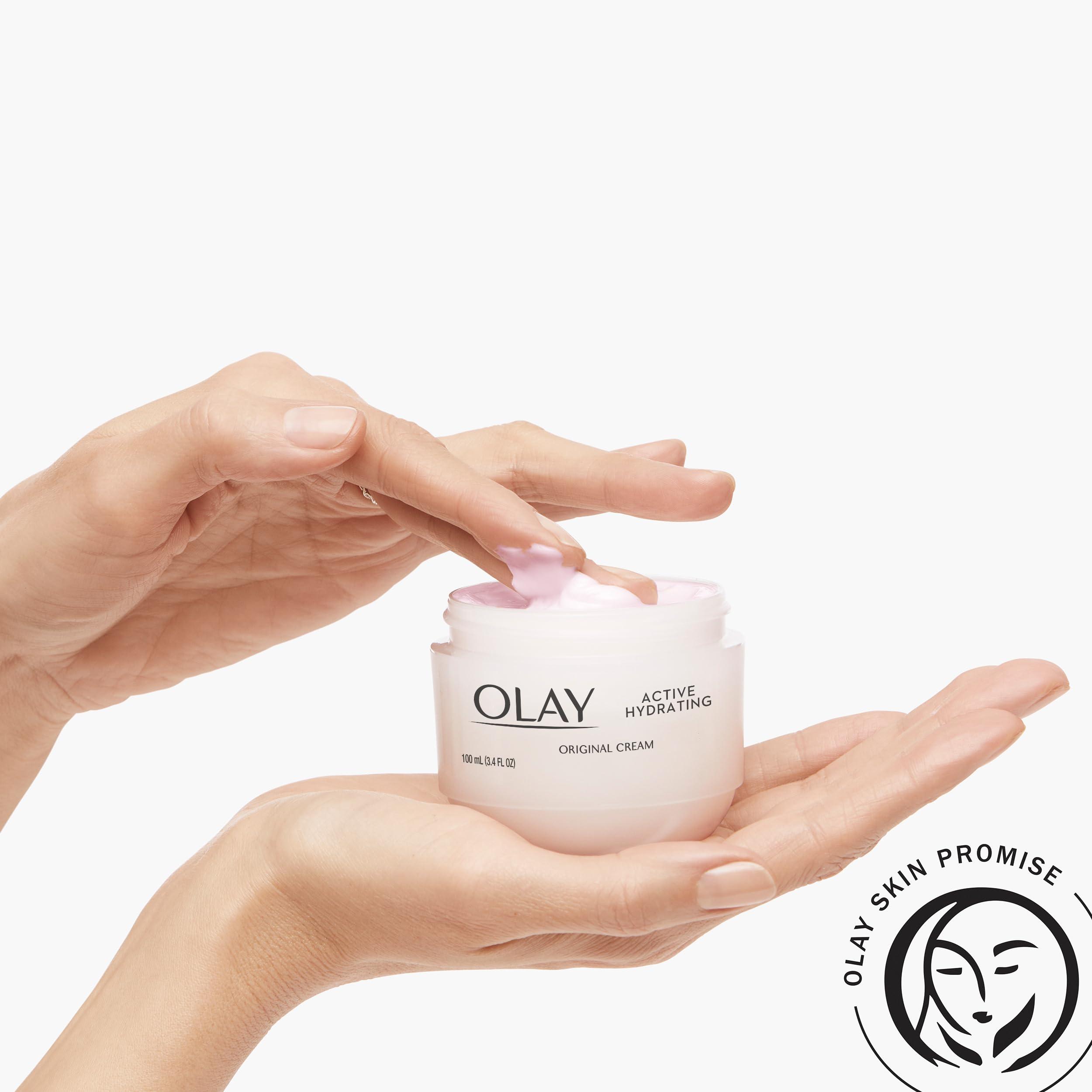 Olay Olay Active Hydrating Cream, Face Moisturizer, 3.4 fl oz