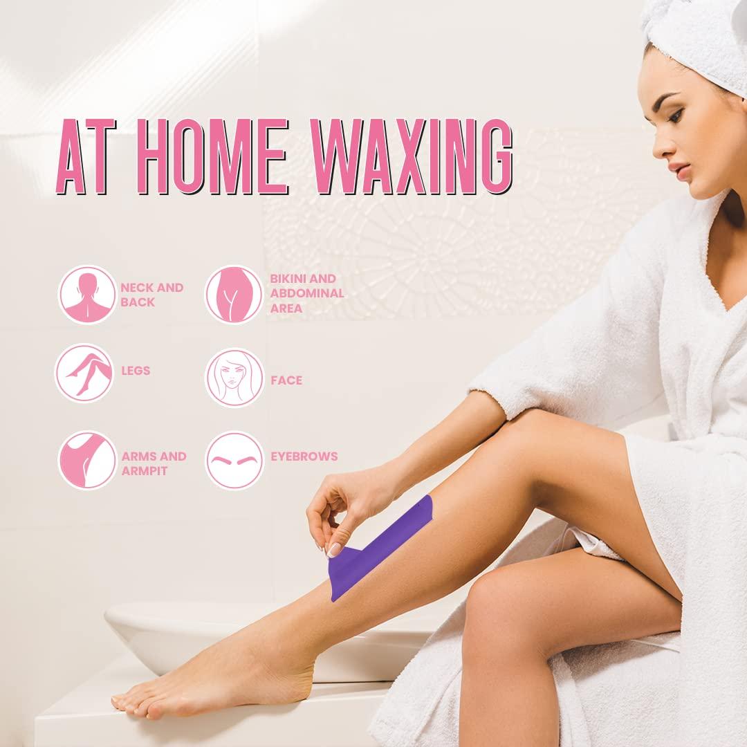 Miss Cire Miss Cire Purple Hard Wax Beads - Painless Hair Removal Peel-Off Wax - No Strips Needed - Low melting Point - Gel Like Consistency - For Face and Body - Hello Gorgeous - For Sensitive Skin - 8oz