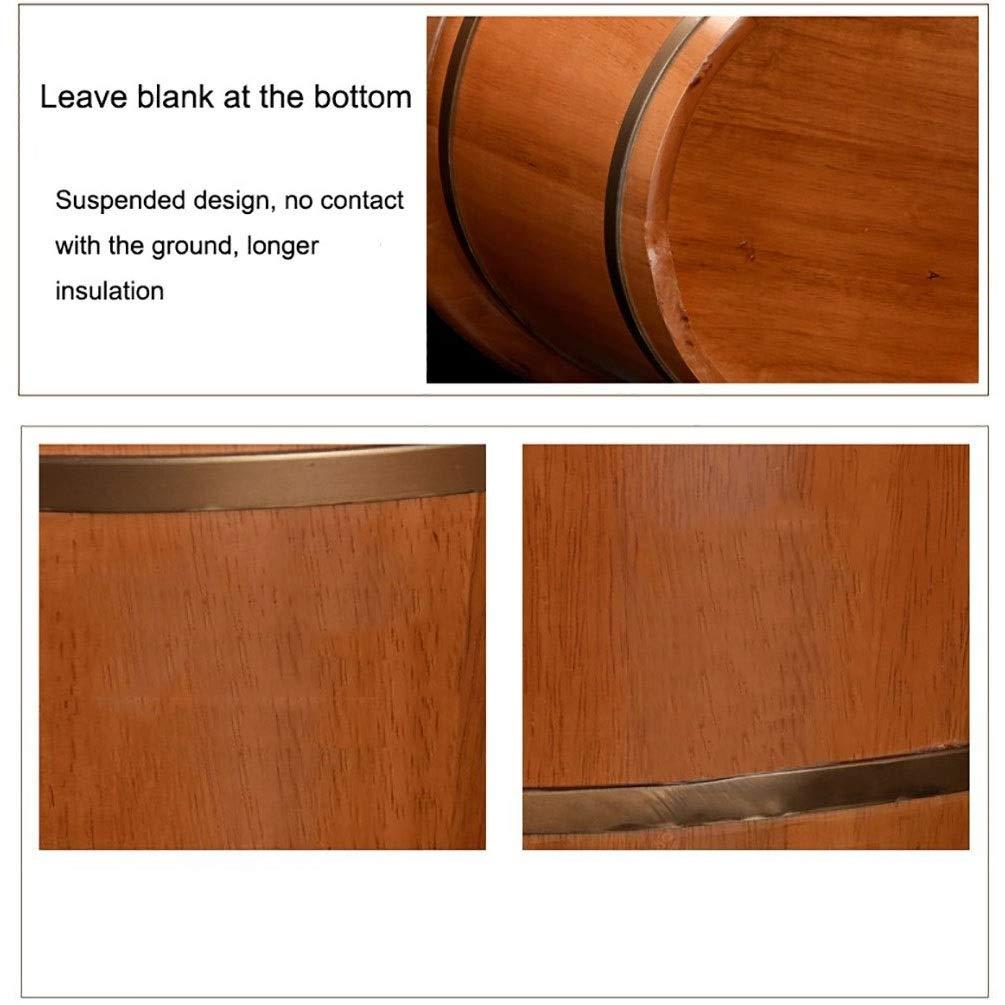 JOMRTS Wood Foot Bath Bucket Foot Tub for Soaking Feet, Wood Bucket for Pedicure, Foot Basin for Adults, Foot Soak Bucket, Foot Bath Spa Tub (A)