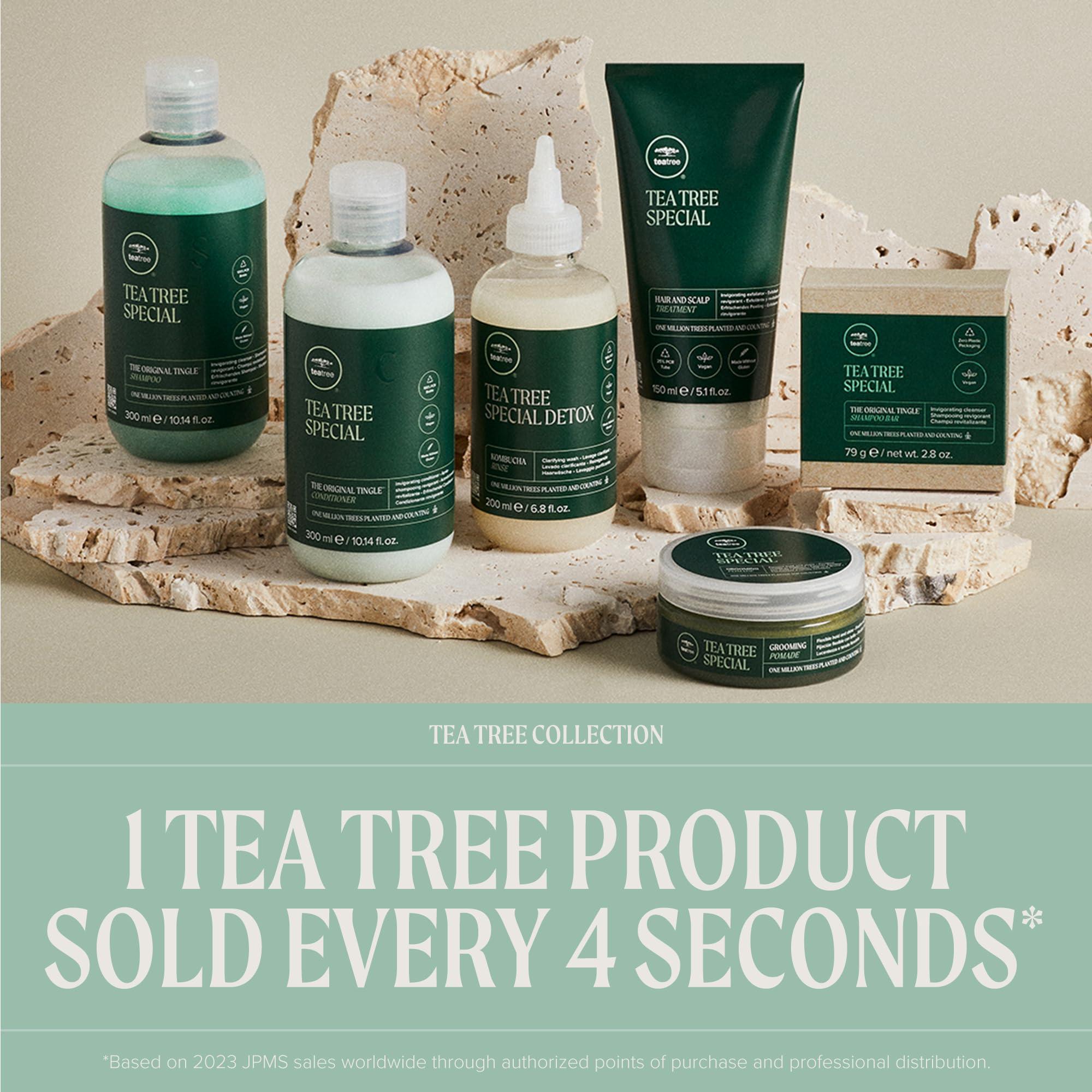 Tea Tree Tea Tree Hair and Body Moisturizer Leave-In Conditioner, Body Lotion, After-Shave Cream, For All Hair + Skin Types, 33.8 fl. oz.