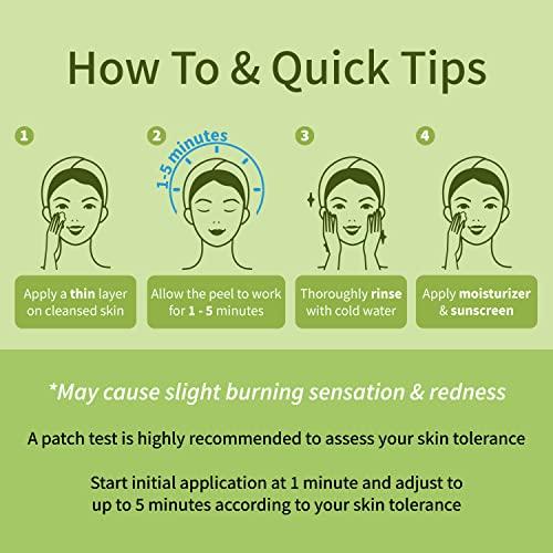 Ebanel Ebanel Bundle of Gentle Exfoliating Face Scrub Peeling Gel and 30% AHA 2% BHA Chemical Peel Exfoliant Gel