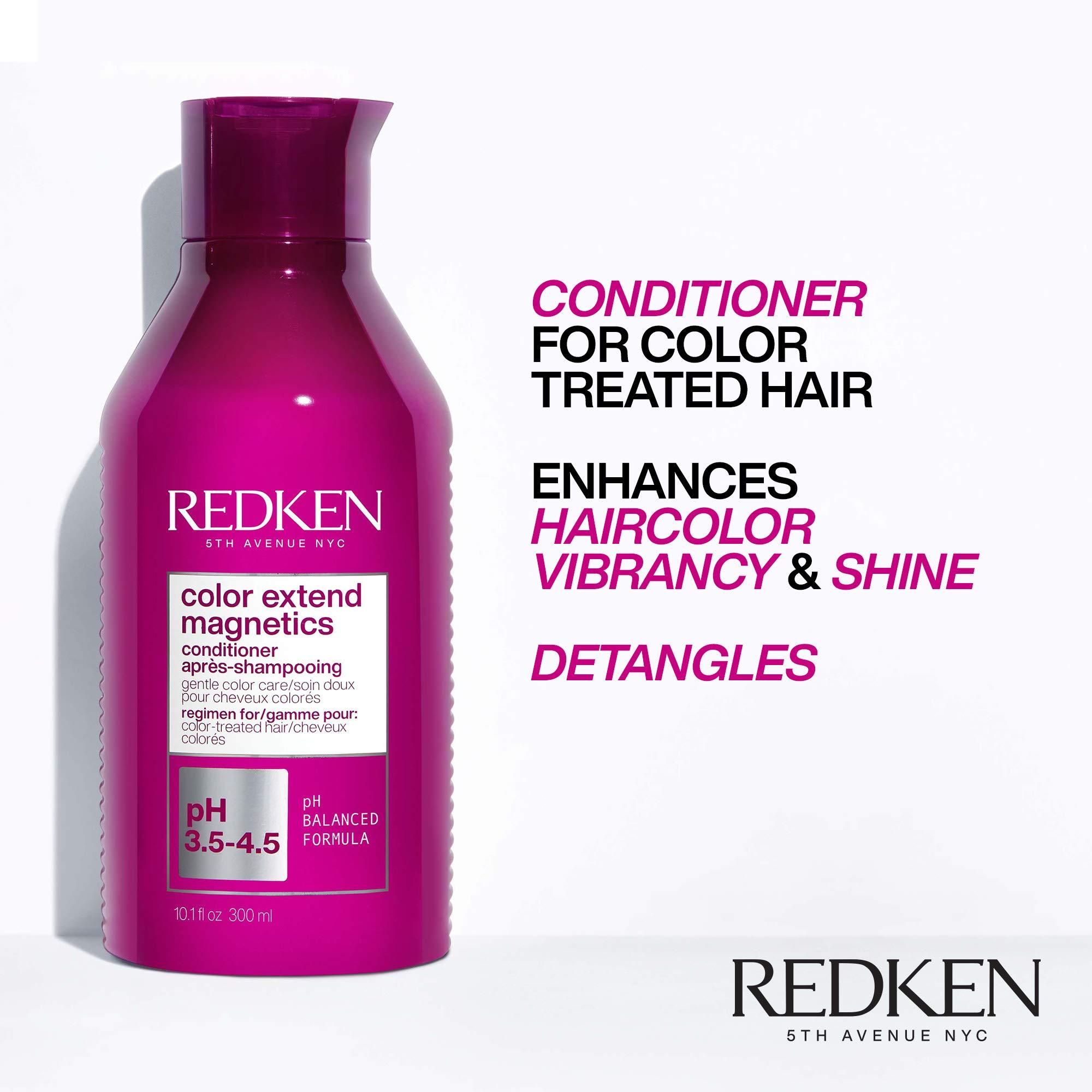 REDKEN REDKEN Color Extend Magnetics Shampoo and Conditioner For Color-Treated Hair | Gently Cleanses & Protects Color | With Amino Acid | Sulfate Free