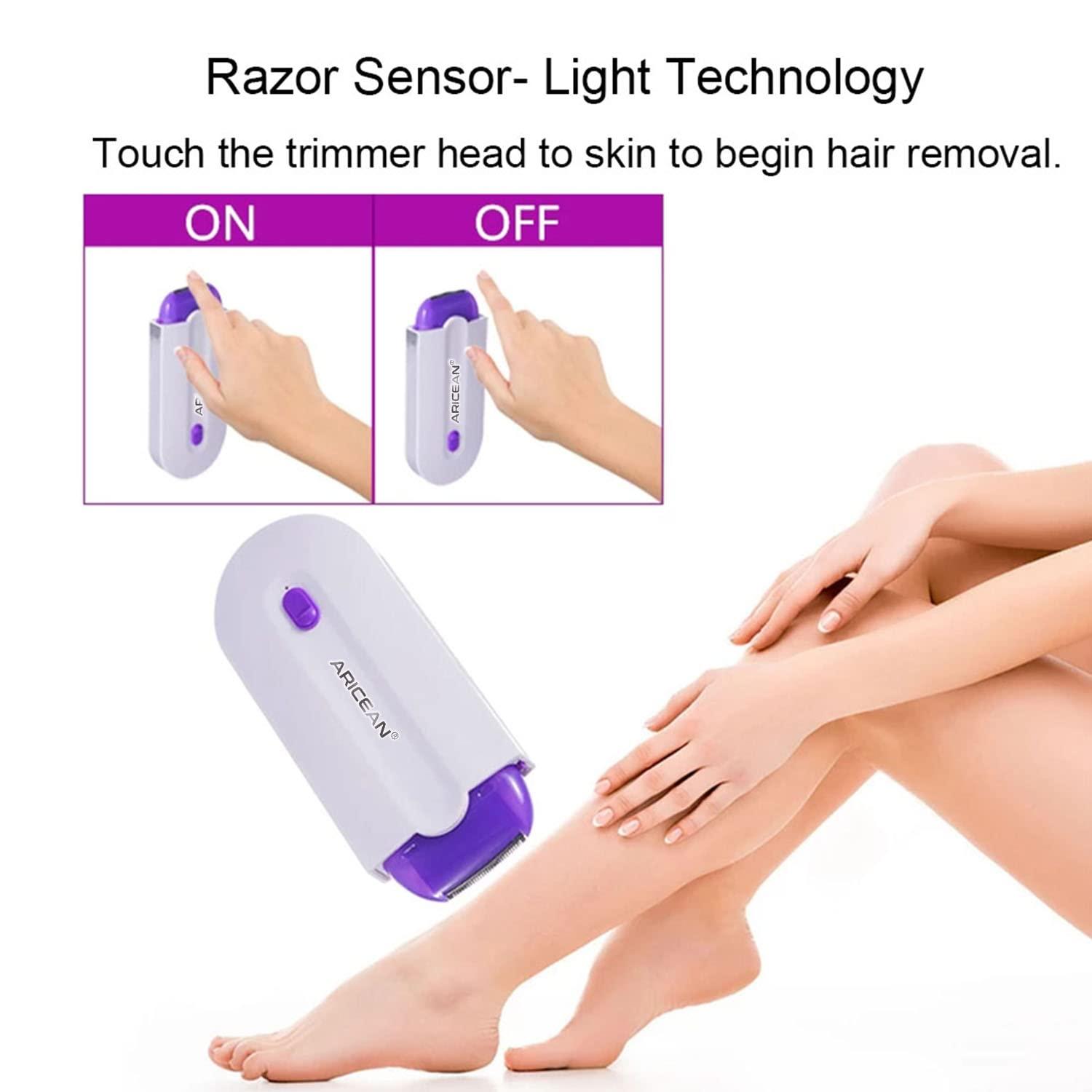 ARICEAN Silky Smooth Hair Eraser,Painless Hair Removal Tool Rechargeable Epilator Smooth Touch Hair Remover,Applicable to Any Part of The Body (1PC)