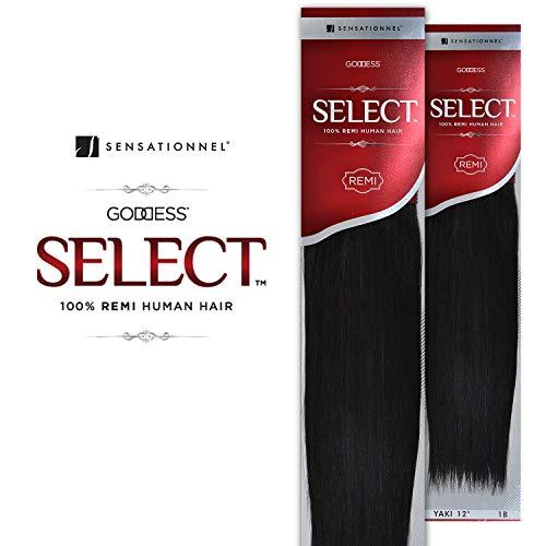 Sensationnel 2-PACK DEALS ! Sensationnel Remy Human Hair Weave Goddess Select Yaki (10", 4)