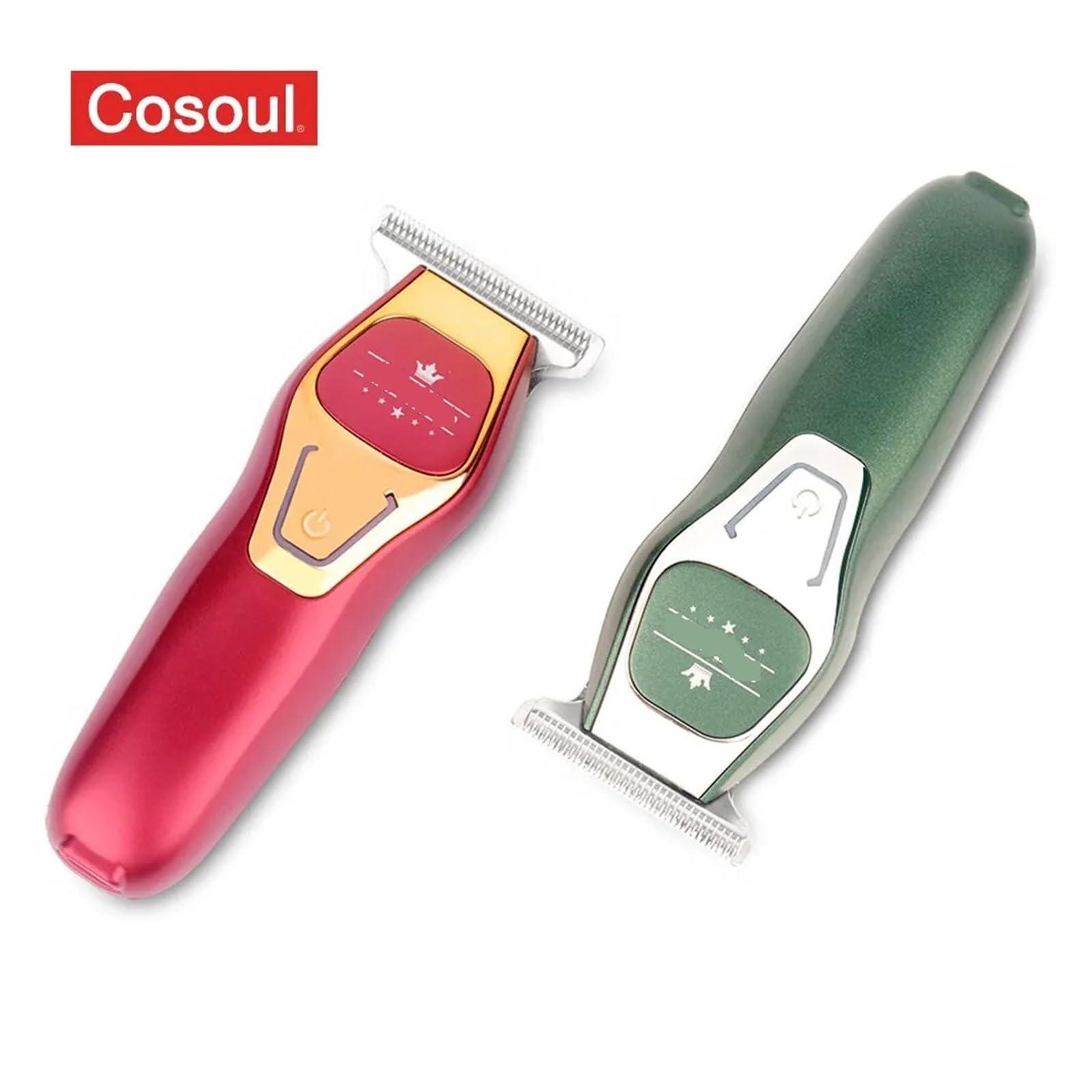 ONWEBAYK Razors Hair Trimmer Mini Portable Electric Hair Clipper Small Hair Clipper Bald Head Hair Trimmer Barber Haircut Shaver(Fashion Red)