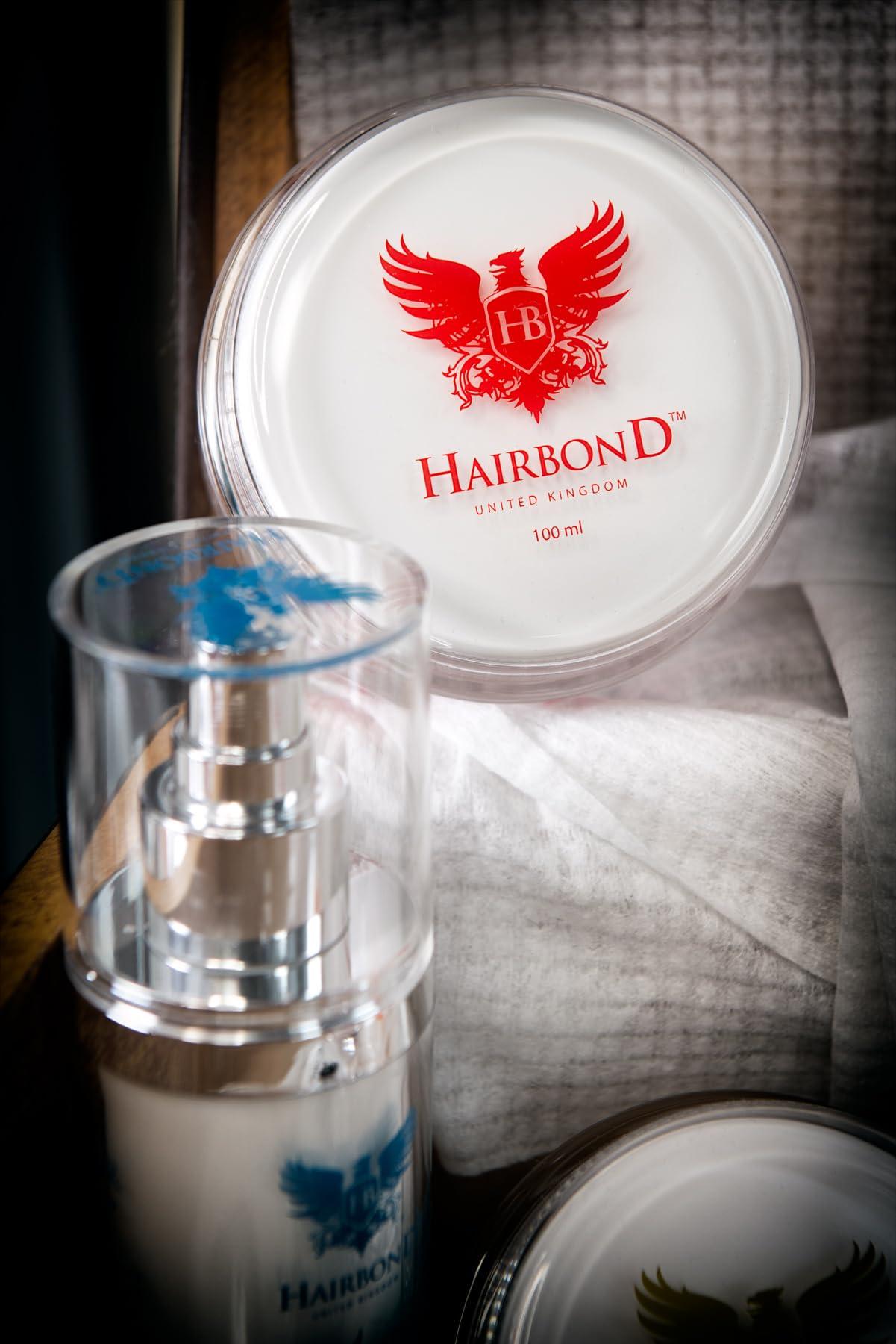 HB HAIRBOND UNITED KINGDOM Hairbond United Kingdom Super Professional Hair Fibre (100ml) mens premium hair wax STRONG HOLD and EXTRA MATTE!!