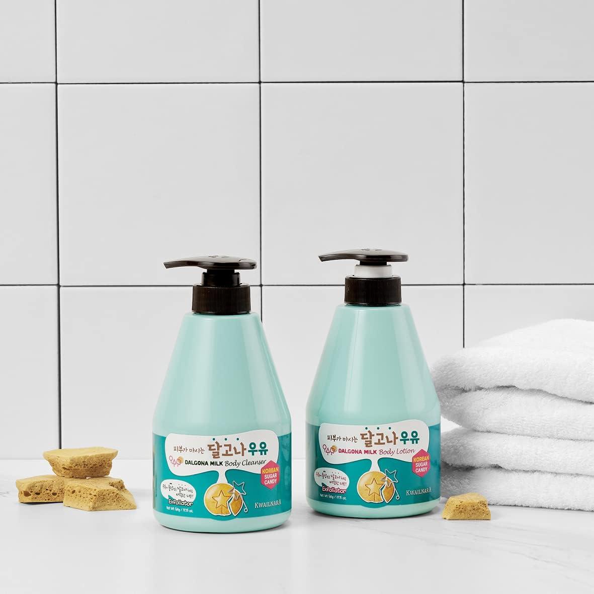 WELCOS WELCOS KWAILNARA Dalgona Sugar Cookie Body Wash  Korean Body Cleanser for Exfoliated and Refreshed Skin 560 g / 19.75 oz.