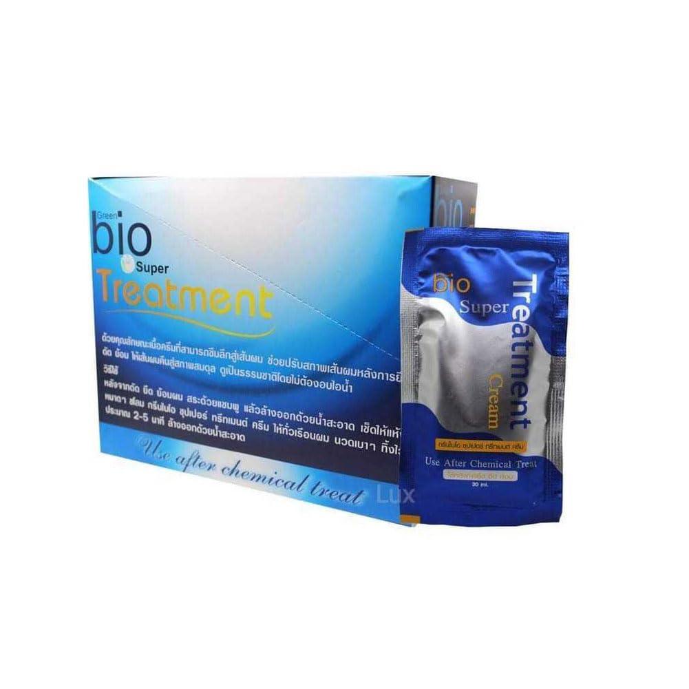 Green Bio Green Bio super treatment 1 box, 24 sachets.Helps adjust hair condition after stretching, dyeing