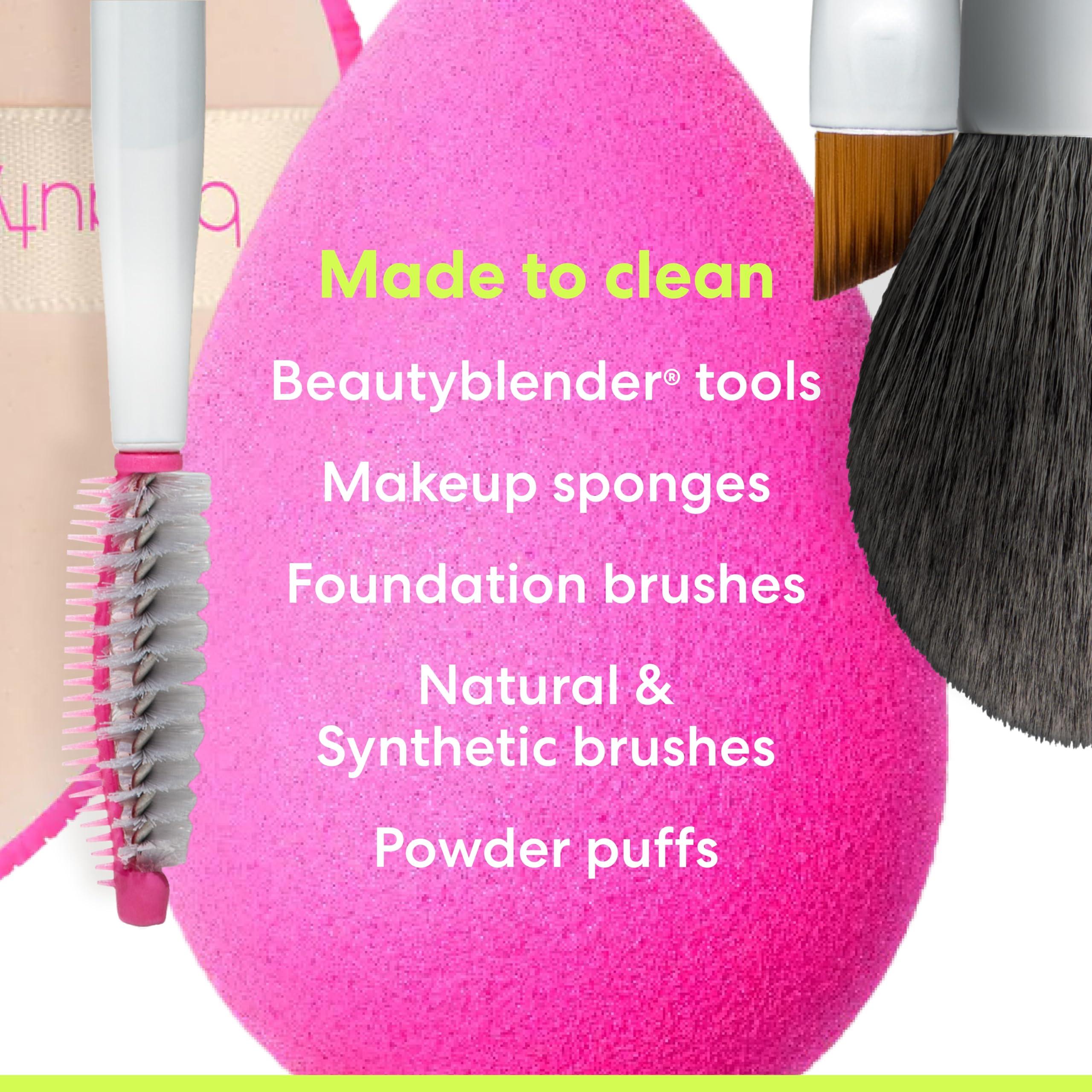 beautyblender Beautyblender | Blendercleanser Solid Unscented Makeup Sponge & Brush Cleanser + Silicone Scrub Mat | Professional Cleansing Tool, Makeup Sponge Cleaner, Vegan & Cruelty Free, Made in USA